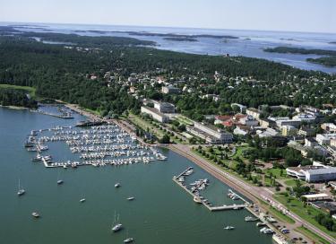 Flygbild Mariehamn
