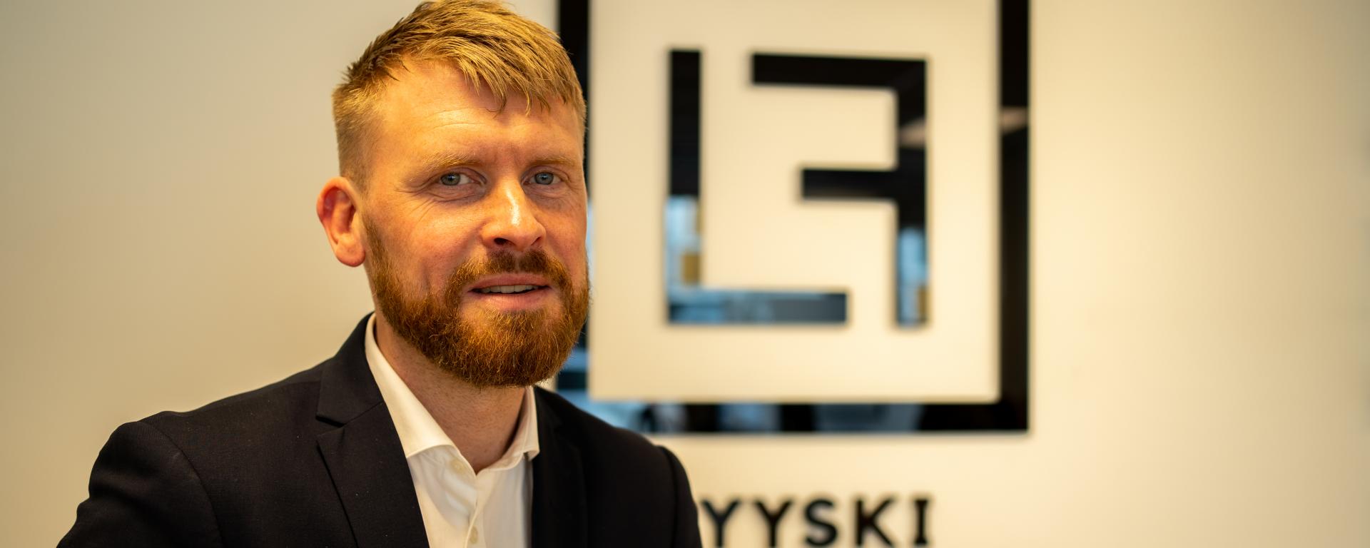 Tomas Lyyski, vd för Lyyski Fastigheter.