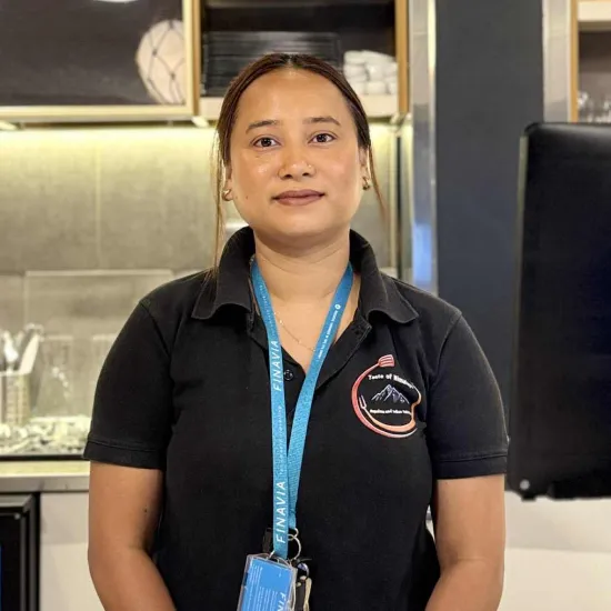 Rosina Kc vid Taste of Himalaya.