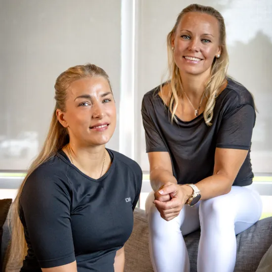 Camilla Jensen och Christa Silvander, ägare av Träningsverket.