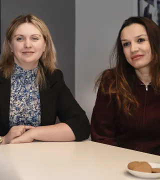 Iryna Yurchyshyn och Biljana Dragnic.