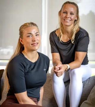 Camilla Jensen och Christa Silvander, ägare av Träningsverket.