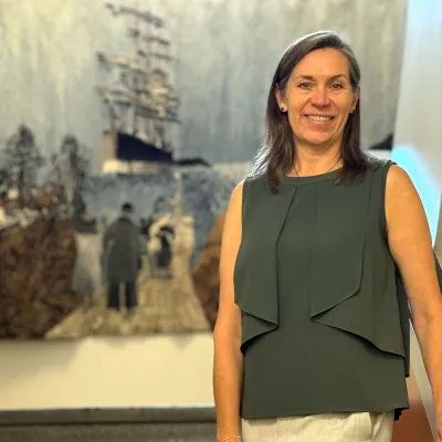 Terese Flöjt, platsutvecklare vid Mariehamns stad