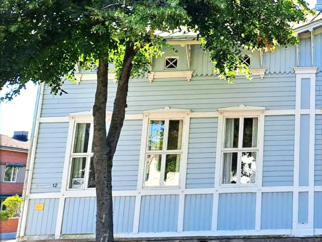 Rådhuset i Mariehamn med informationskontor och integrationsenhet.
