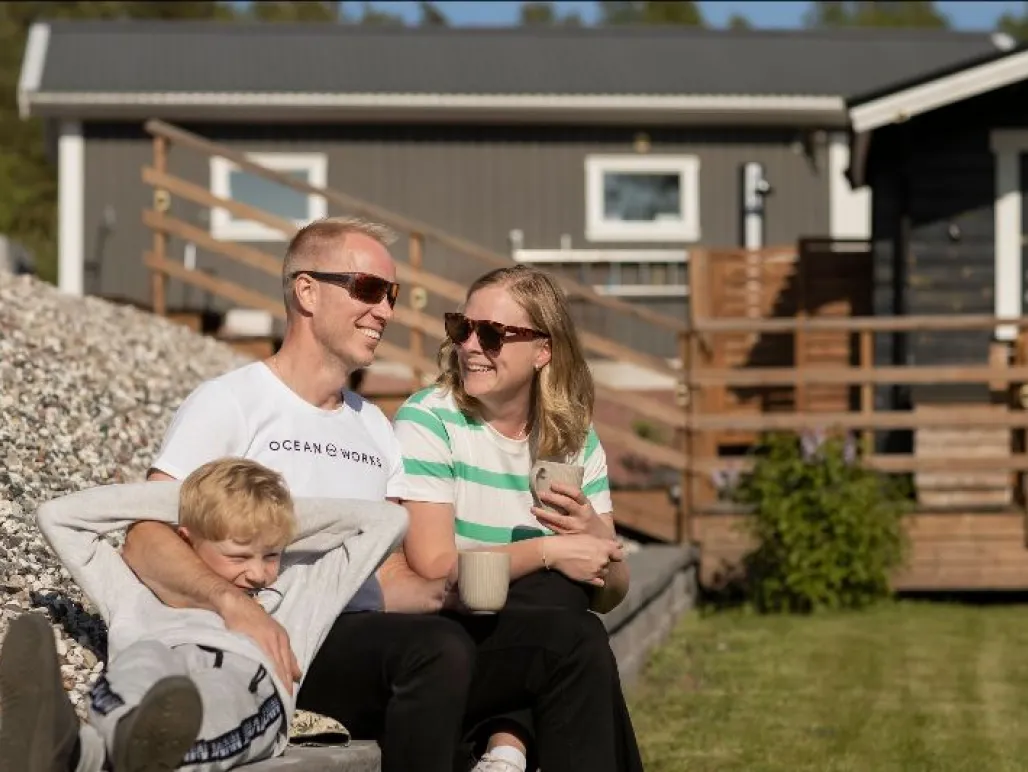Saltvik är perfekt för barnfamiljer.